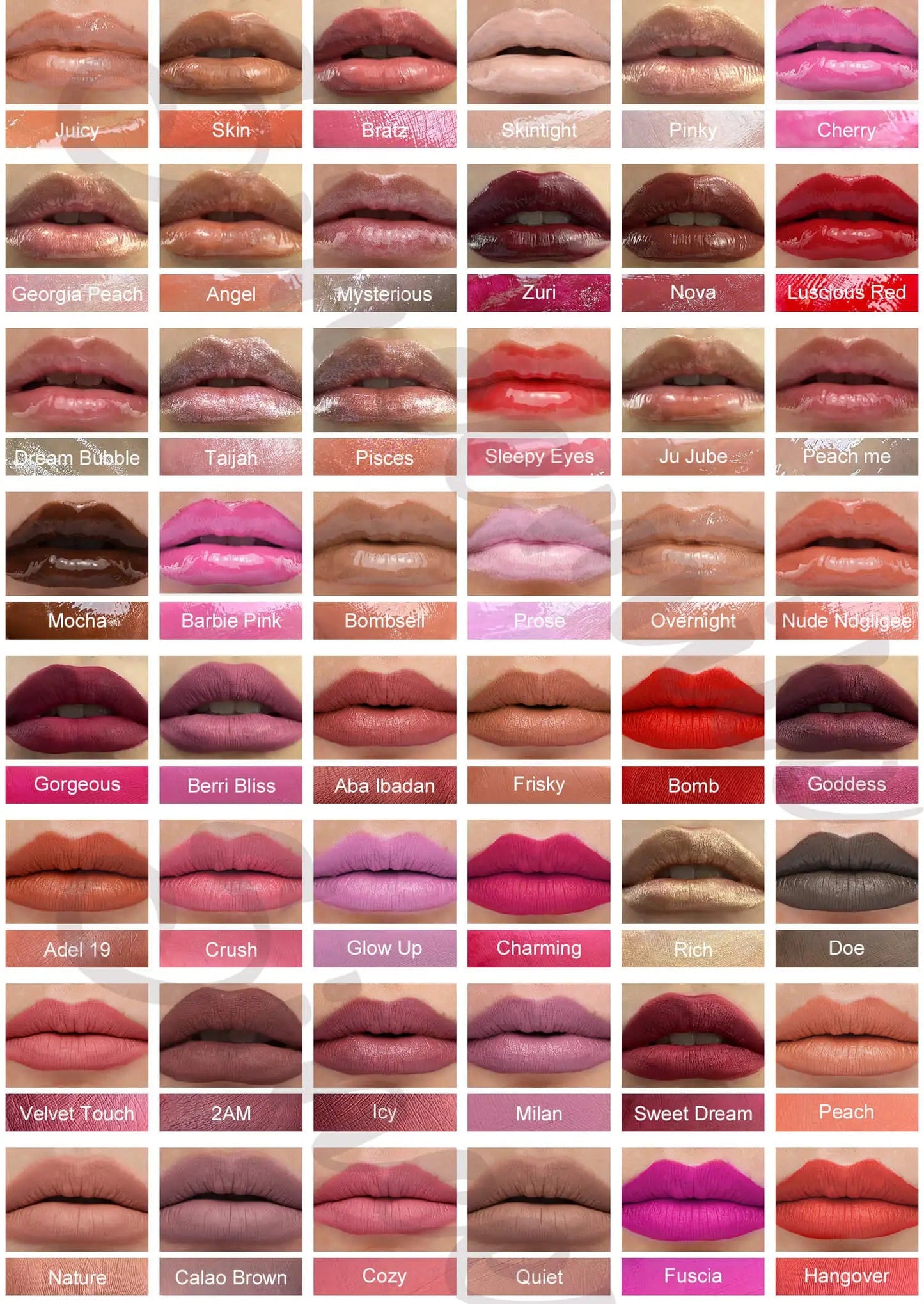 10pcs Custom Logo Waterproof Vegan Glitter Lip - plumping  Lip Gloss